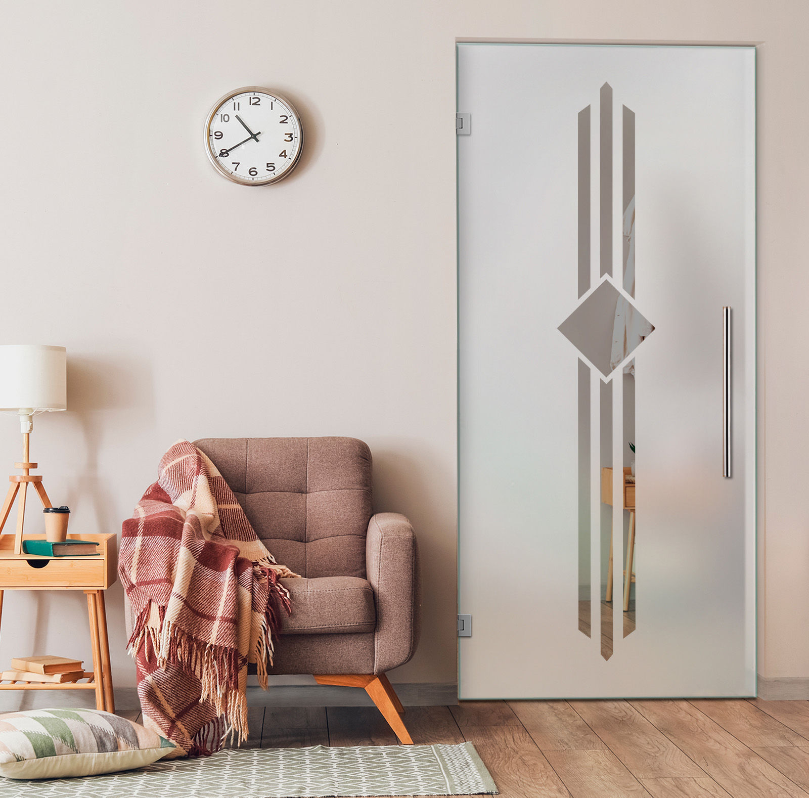 Swing Glass Door (Model SD-0155 Semi-Private)