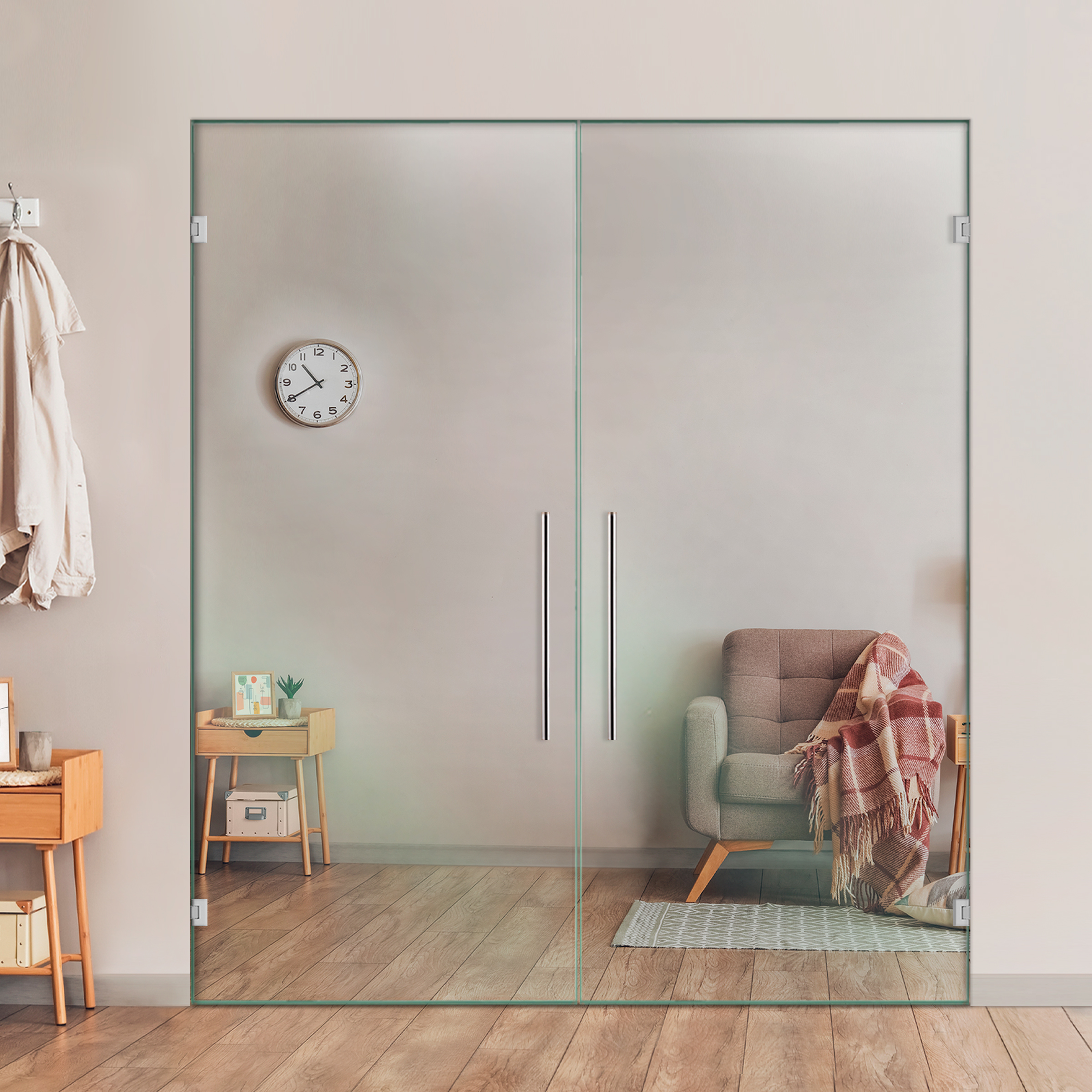 Double Swing Glass Door (Clear Glass)