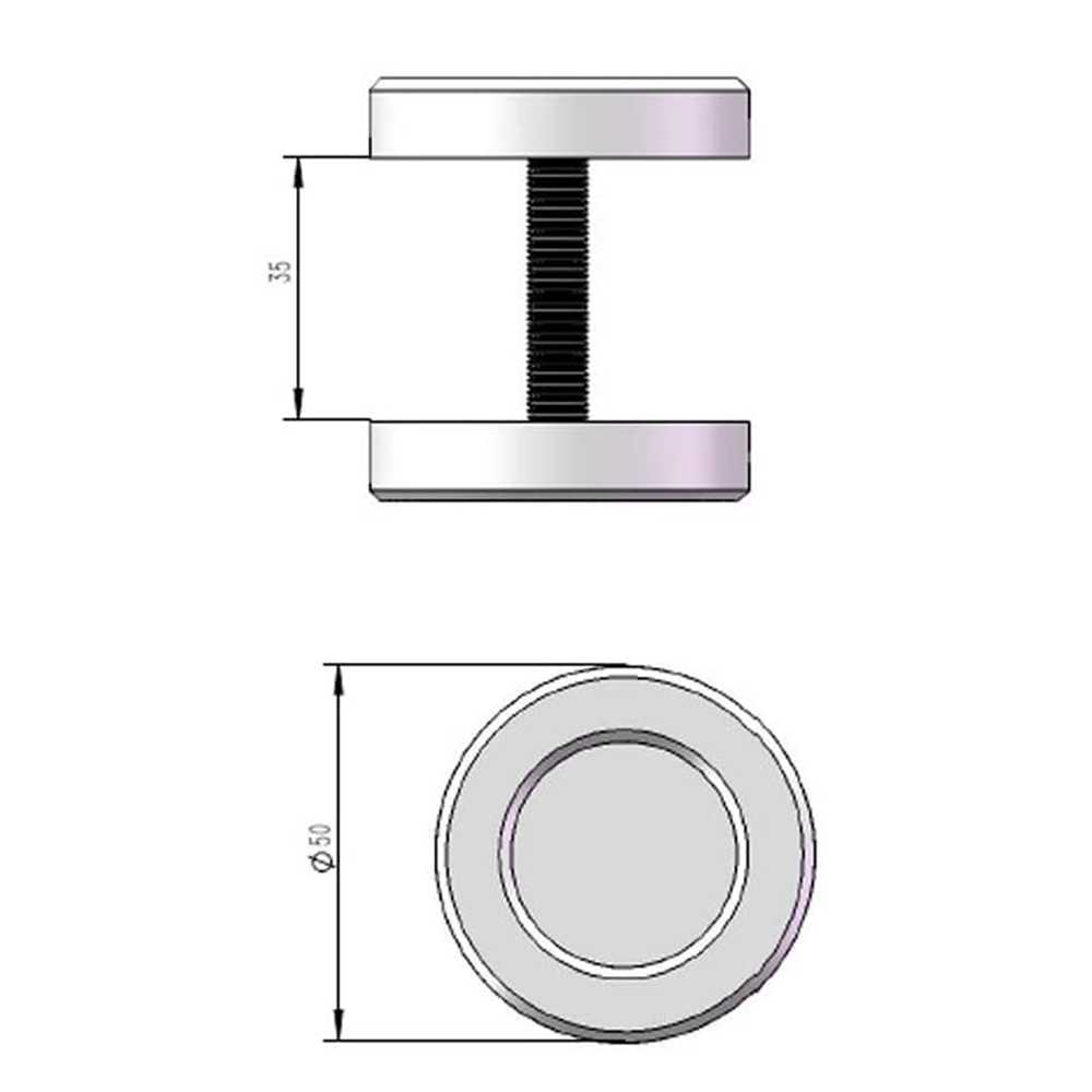 Features Dimensions (Flush Pull Handle)