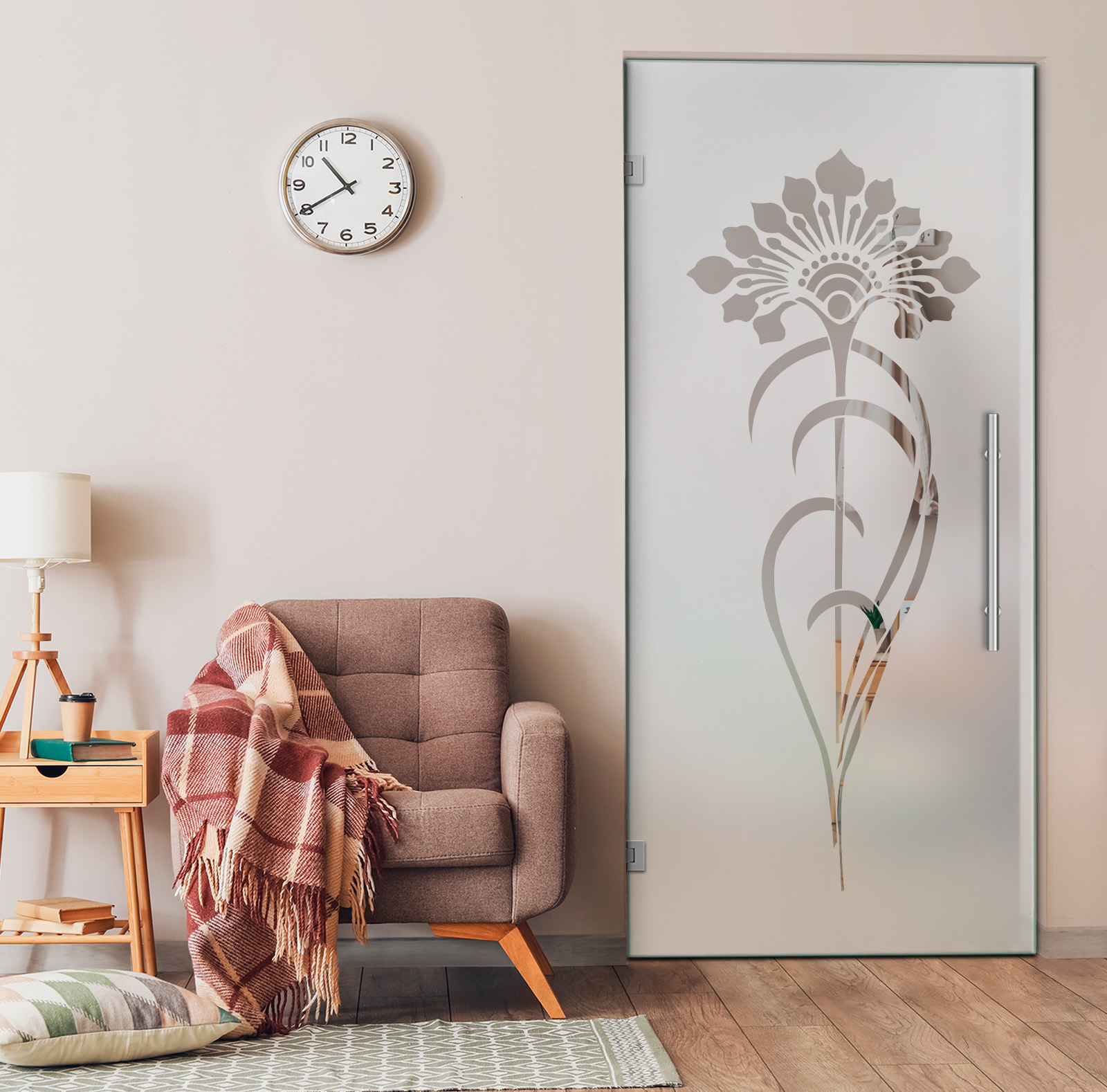 Swing Glass Door (Semi-Private) T-Handle