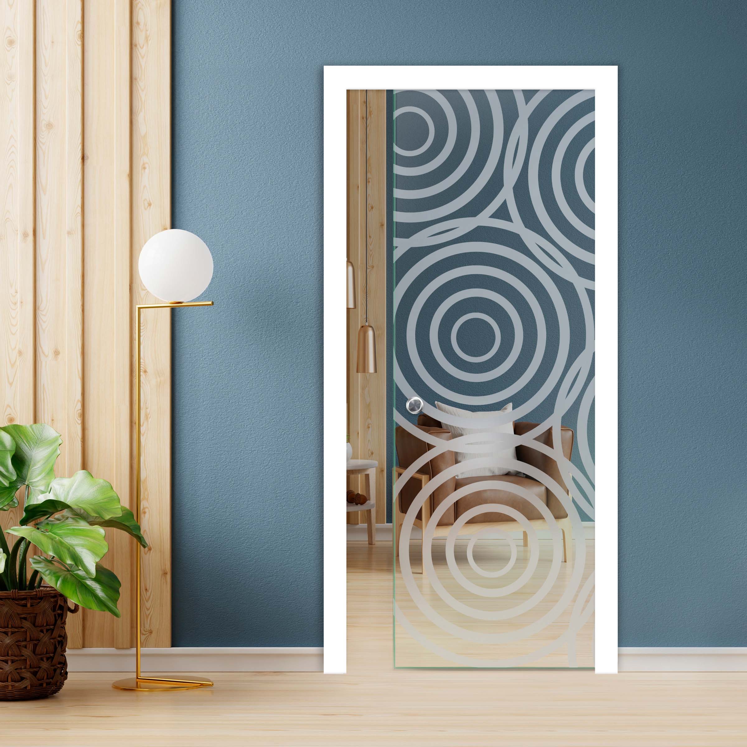 Pocket Glass Barn Door (Model PSGD-0132 Non-Private)