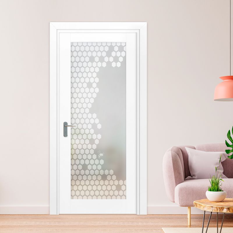 1 Lite Interior Door with Glass Insert (Full-Private)