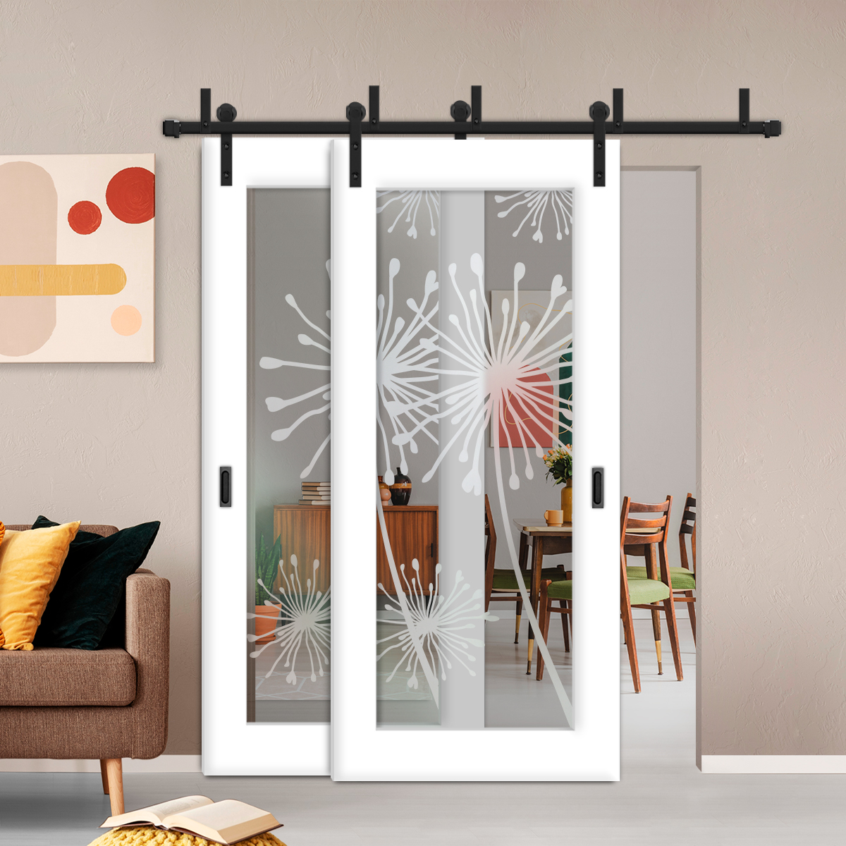 Sliding Barn Bypass Door (Model BGD-0002 Non-Private)