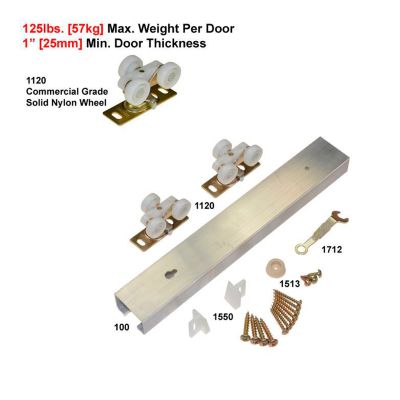 Wooden Pocket Door Hardware Kit
