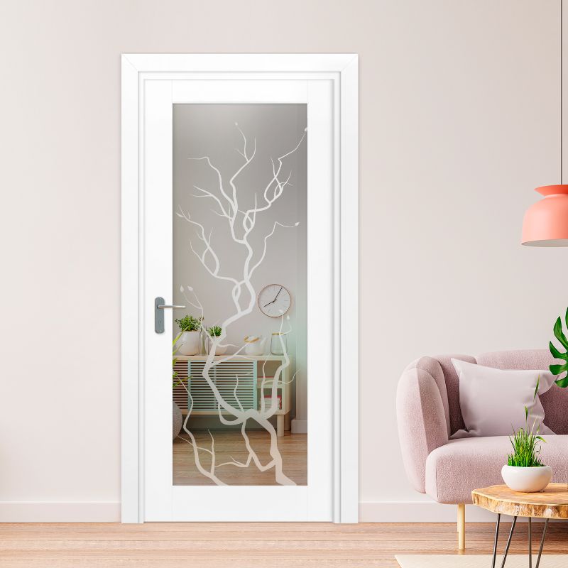 1 Lite Interior Door with Glass Insert (Model 1LID-0001 Non-Private)
