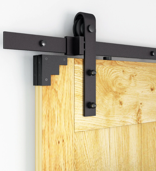 Carbon Steel Sliding Wood Barn Door Hardware Kit SH-CA-0766