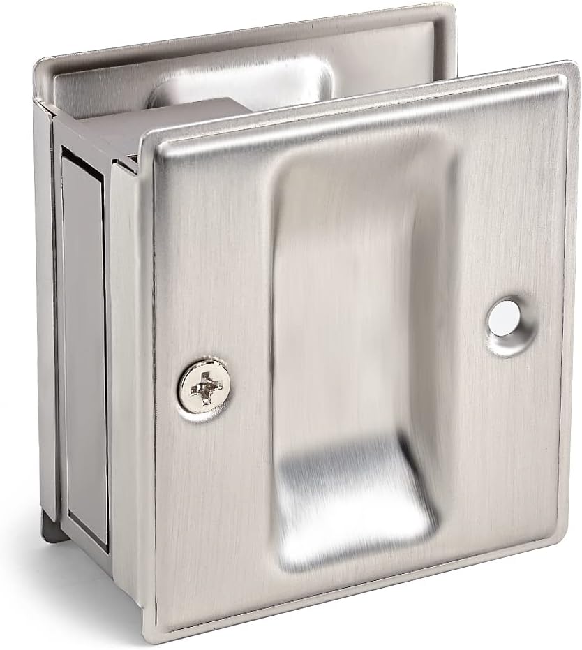 Privacy Door Pull Without Switch Plate for Pocket, Sliding, Porch and Bifold Door