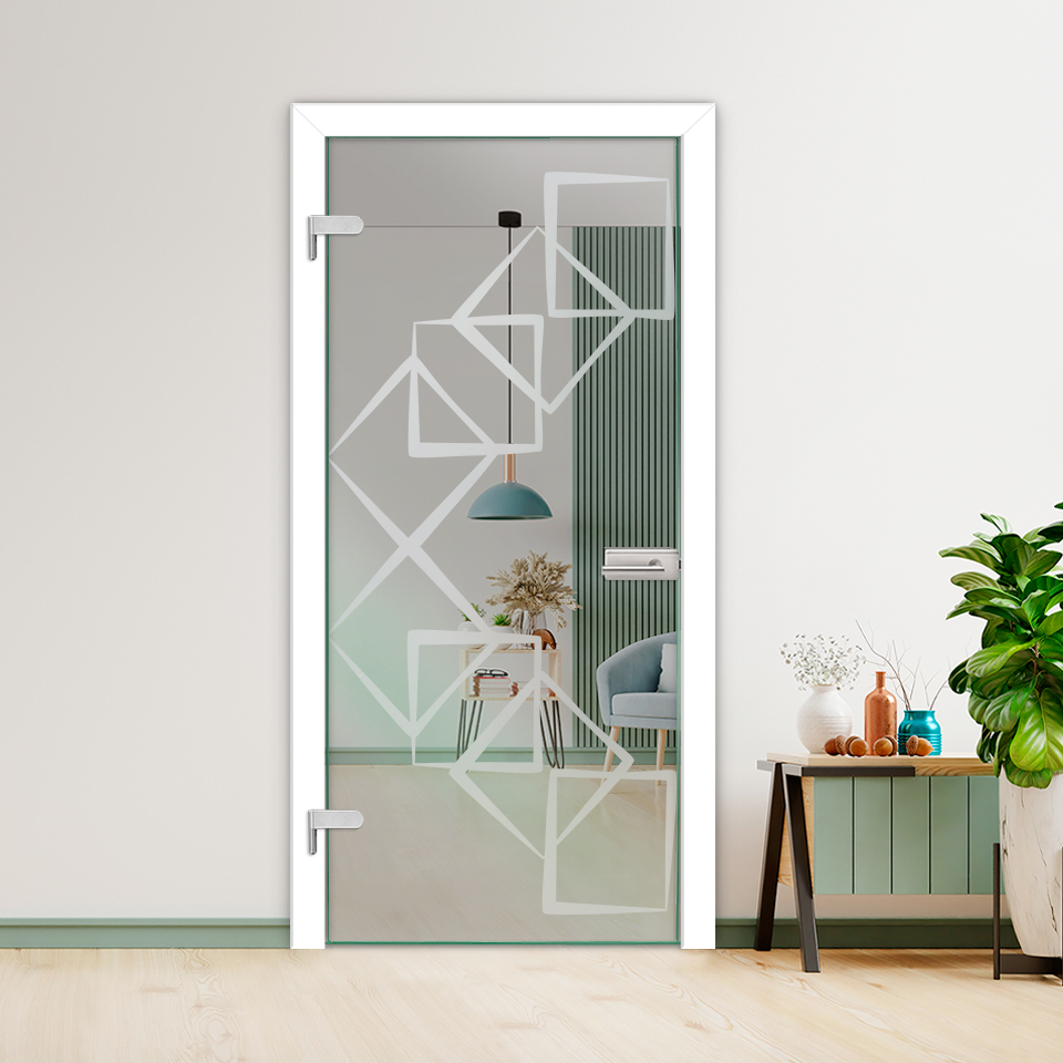 Hinged Glass Door HGD-H+H-0112 (Non-private)