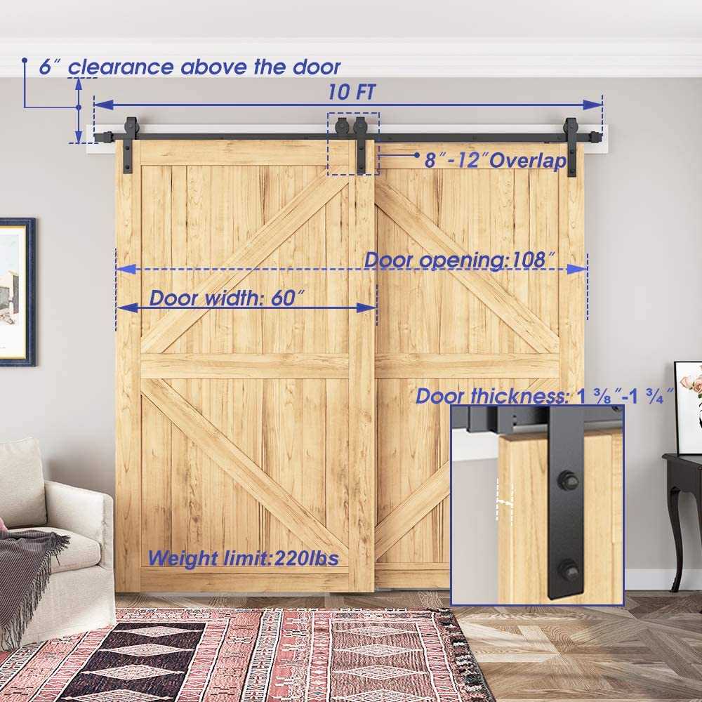 Sliding Door J-Rail Kit, Sliding Door Bypass