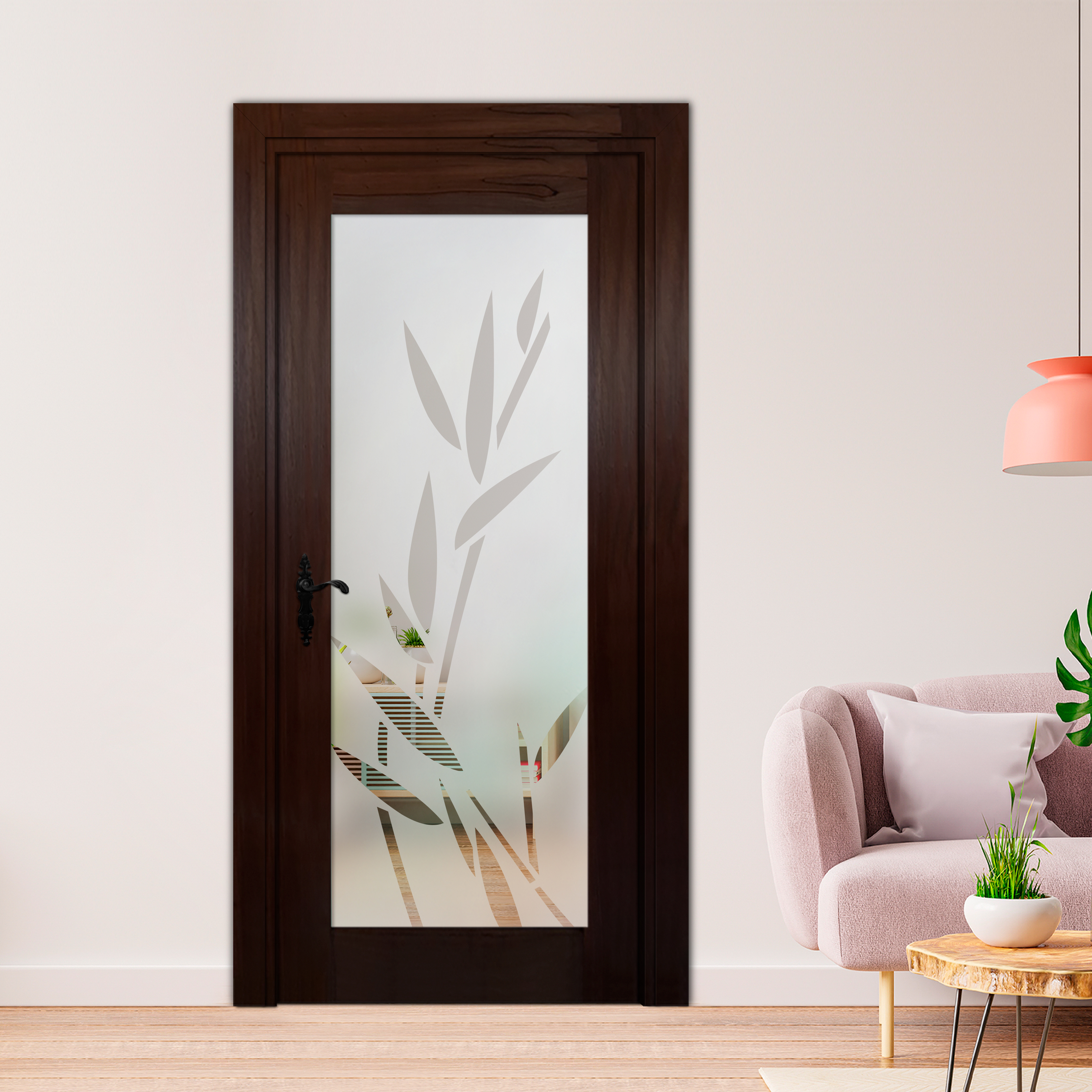 1 Lite Interior Door with Glass Insert 1LID-3185