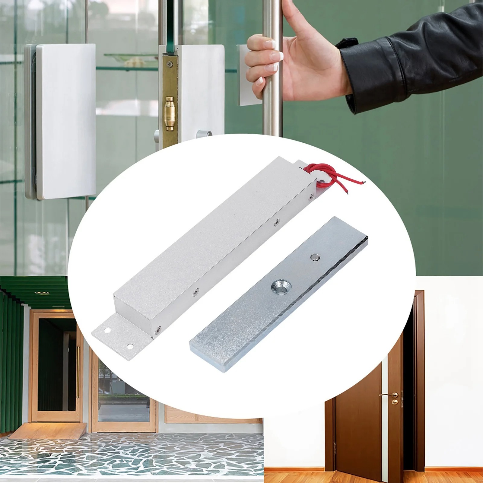 Electric Magnetic Lock for Tempered Glass Door