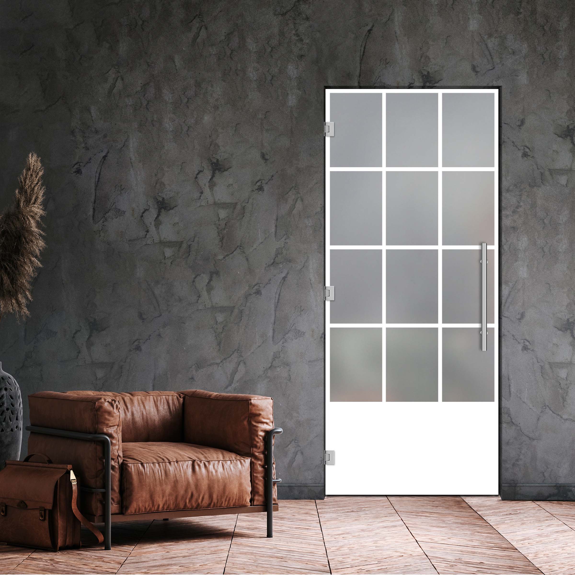 Swing Glass Door Industrial & Loft Style SD-4191
