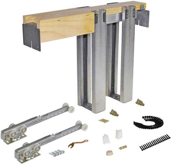 Soft Close Wooden Pocket Door Hardware Kit