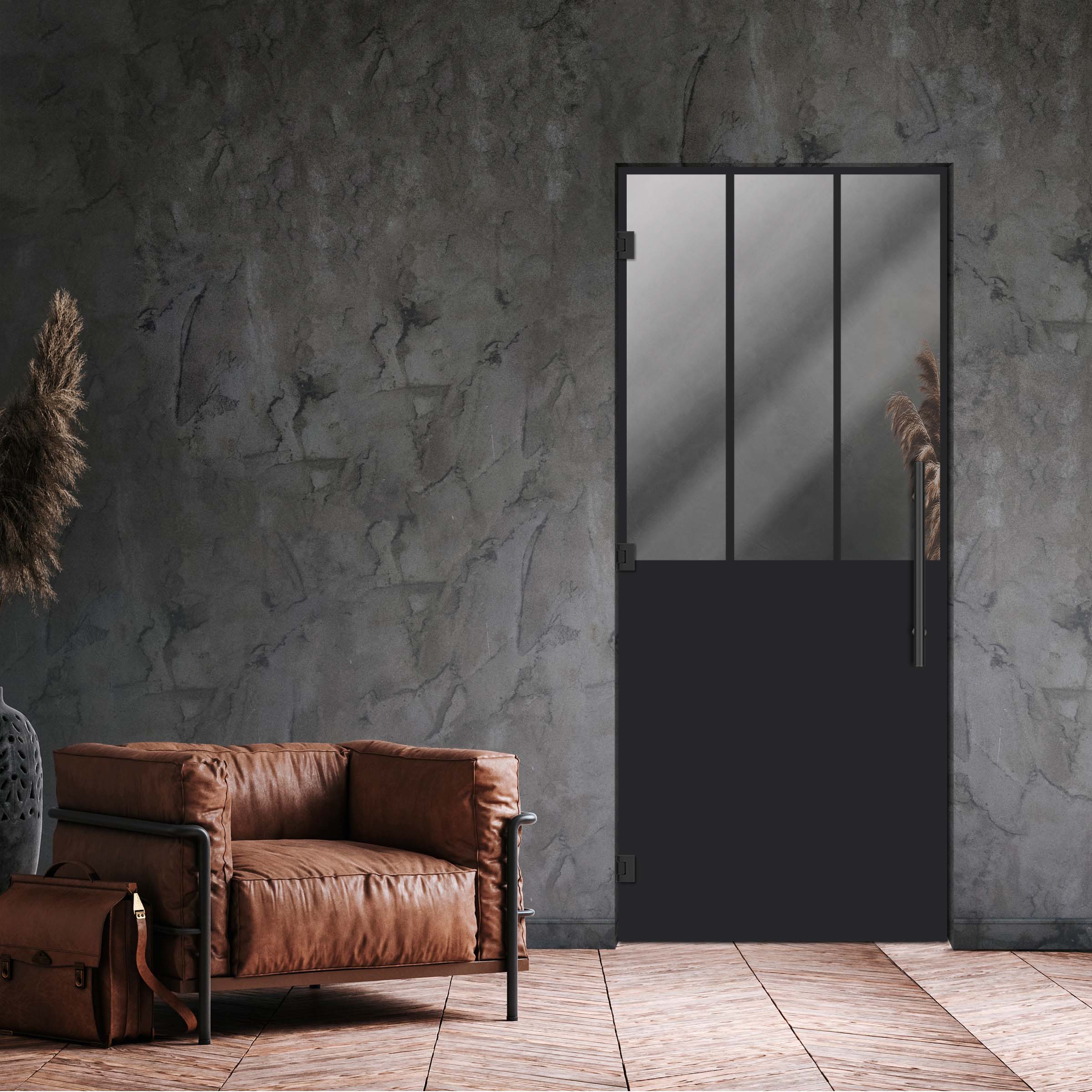 Swing Glass Door Industrial & Loft Style SD-4169