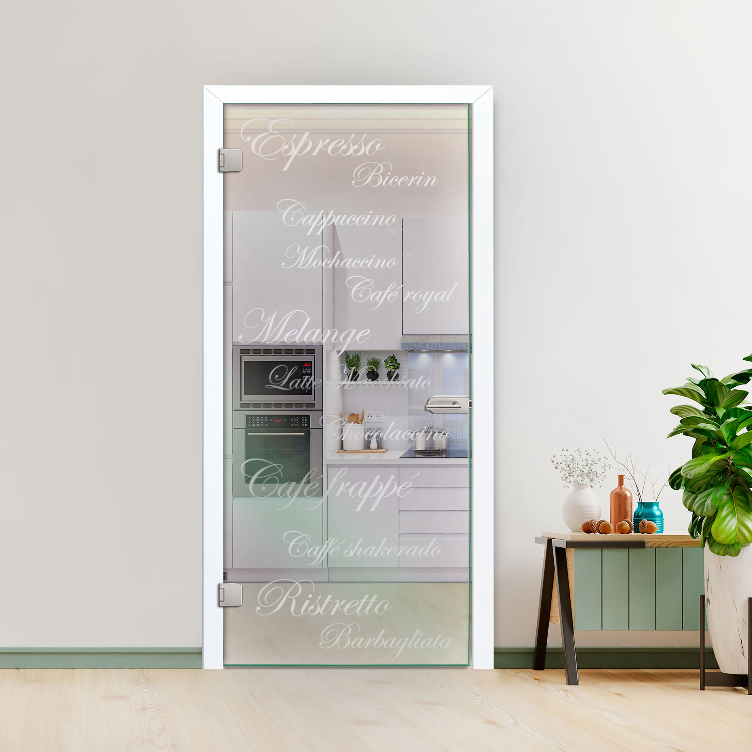 Hinged Glass Door (Model HGD-H+H-0025 Non-Private)