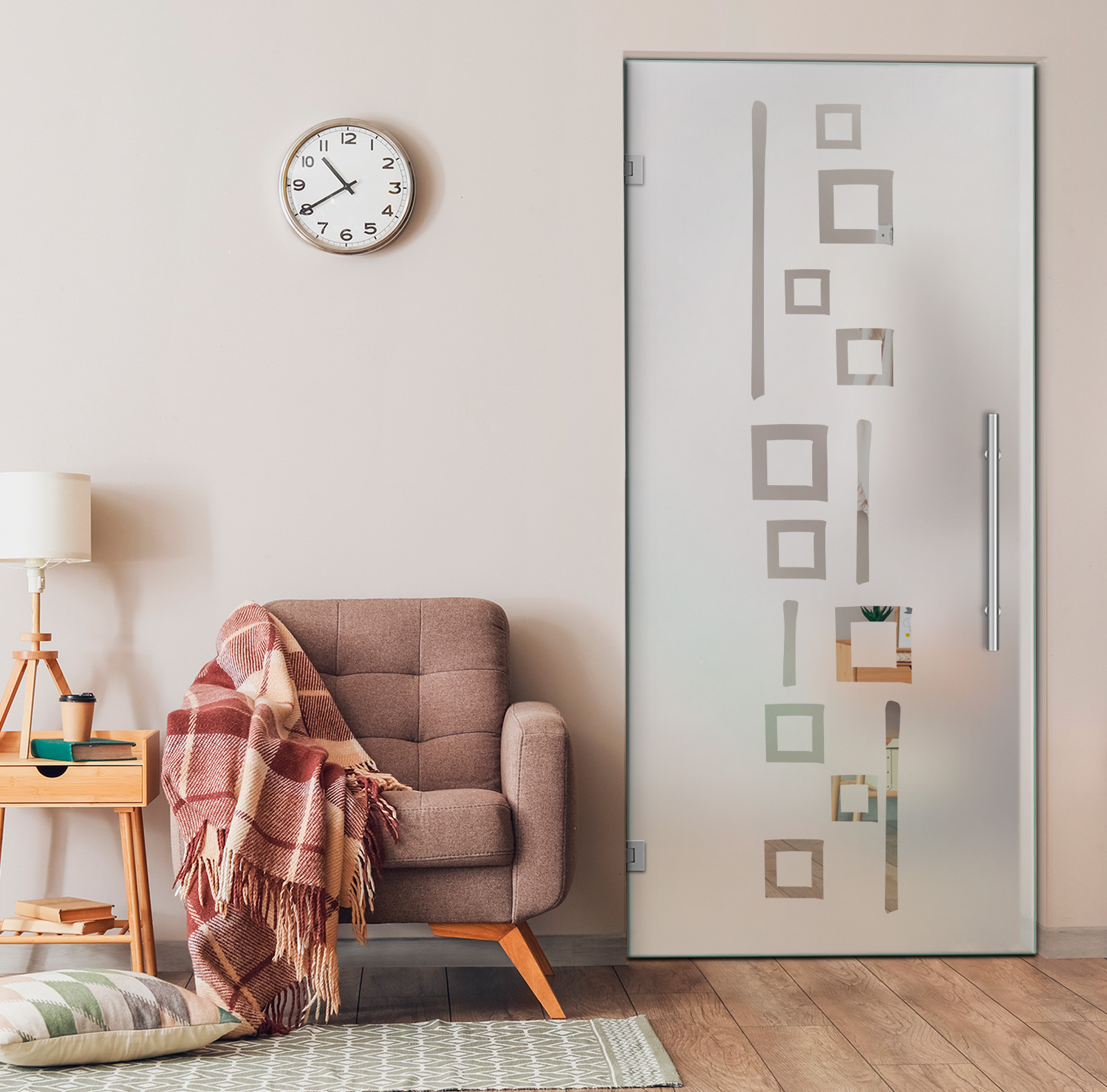 Swing Glass Door (Semi-Private) T-Handle
