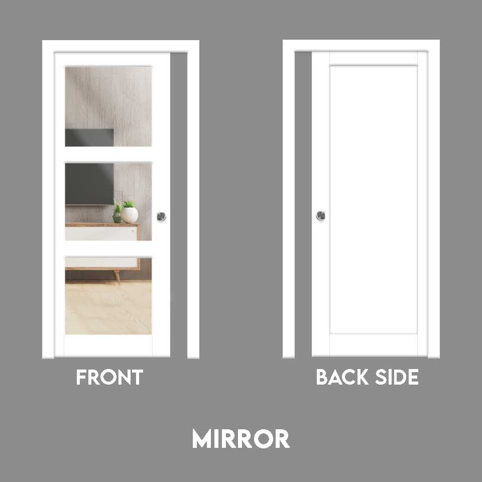 Mirror Front & Flat Panel Back Side