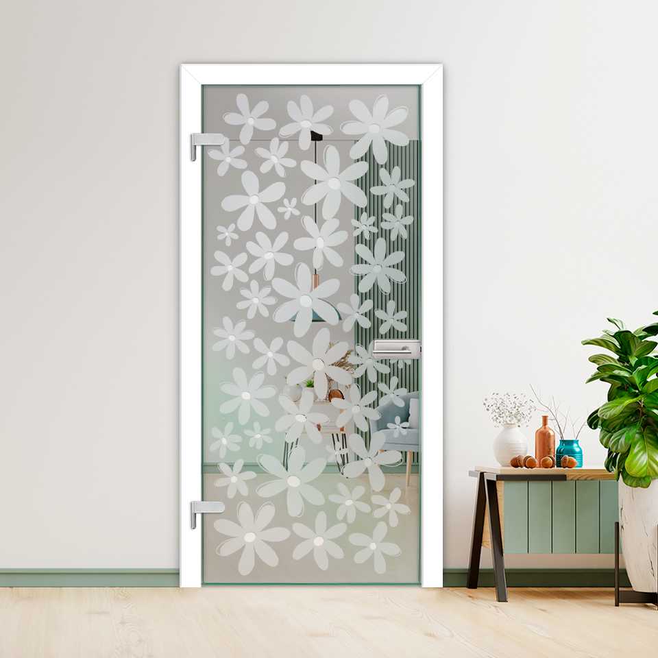 3D Hinged Glass Door HGD - 0732