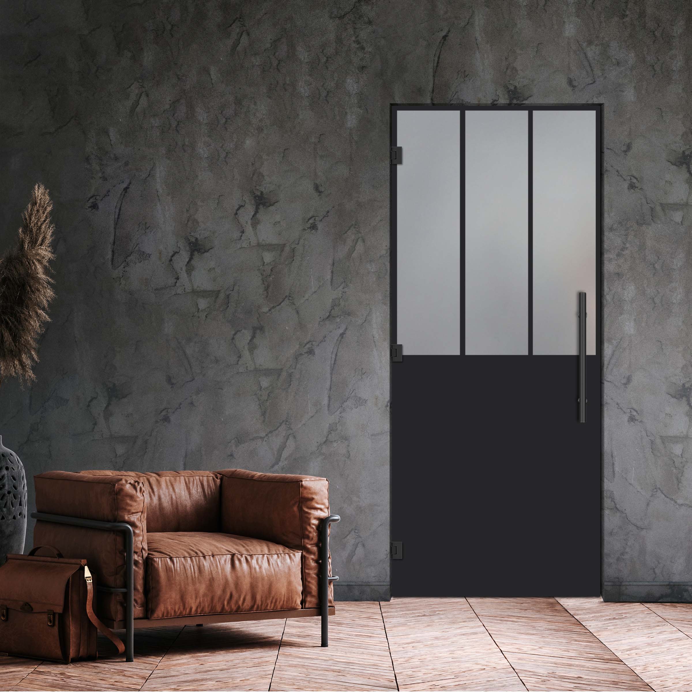 Swing Glass Door Industrial & Loft Style SD-4169