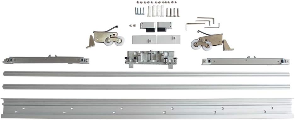 Soft Closing Hidden Hardware Kit for Wooden Door (with Button Rail)