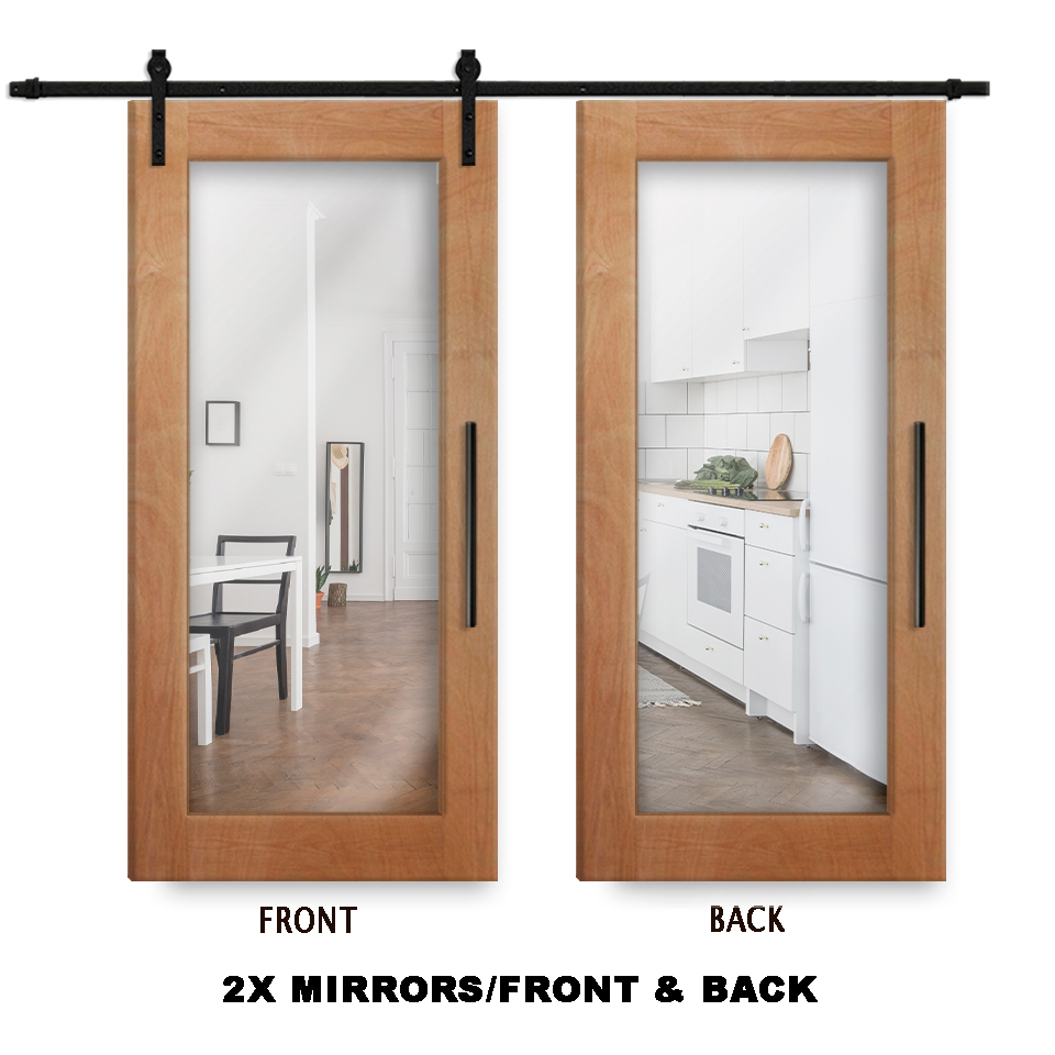 2 x Mirror (Front & Back Side)