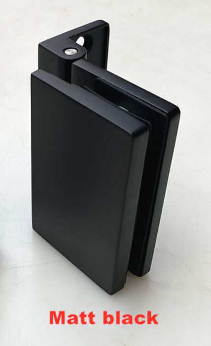Black Matt Hinge for Interior Glass Doors (Matt black)