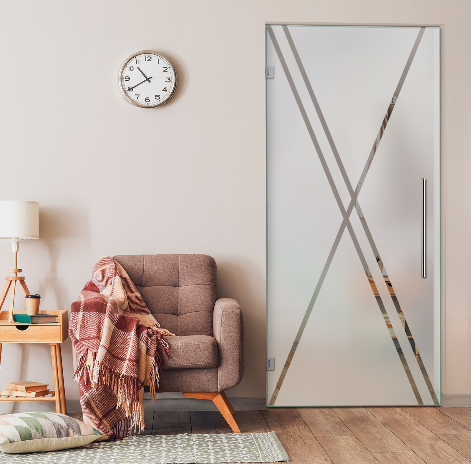 Swing Glass Door (Model SD-0159 Semi-Private)