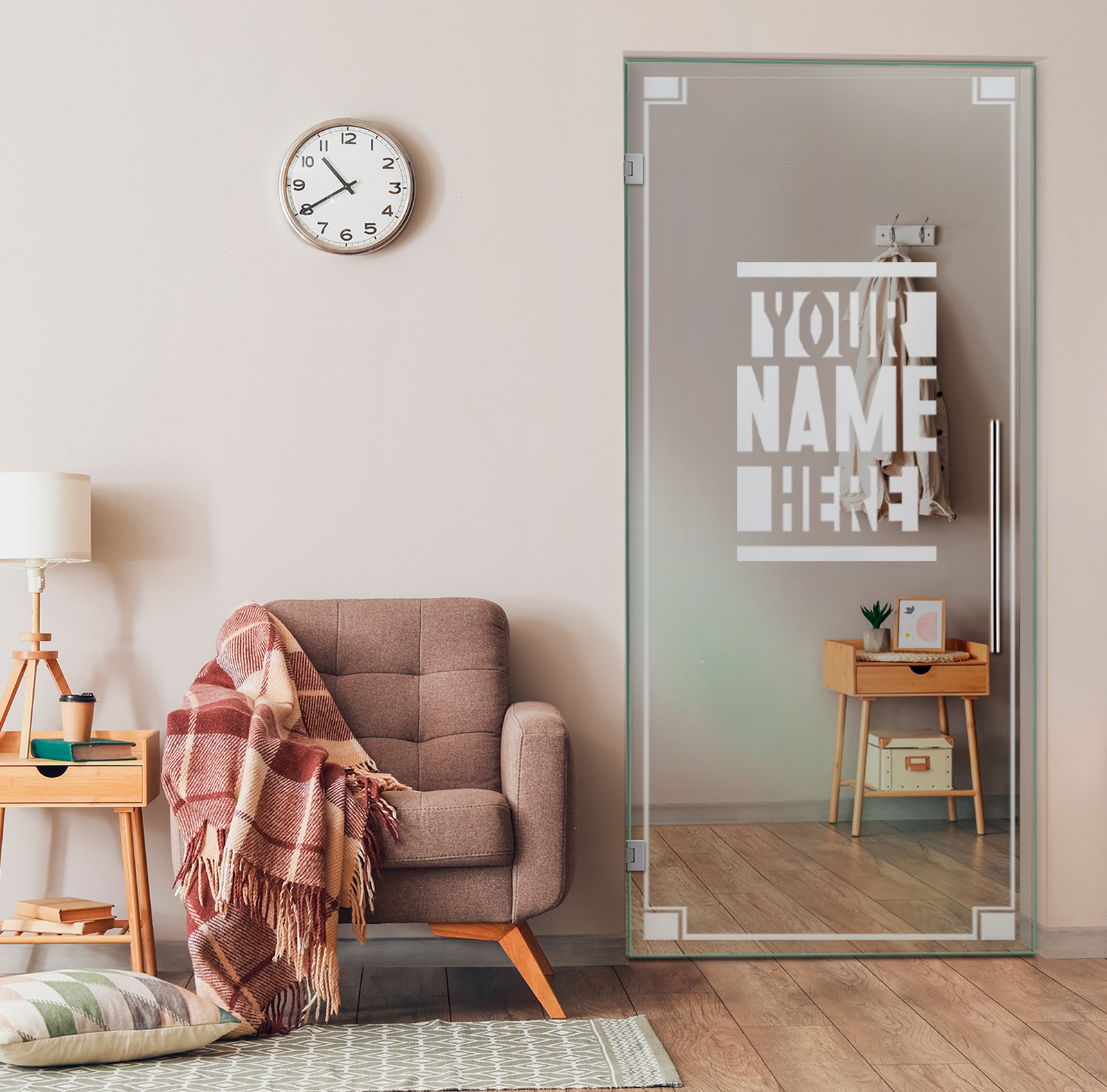 Swing Glass Door  (Non-private) T-Handle