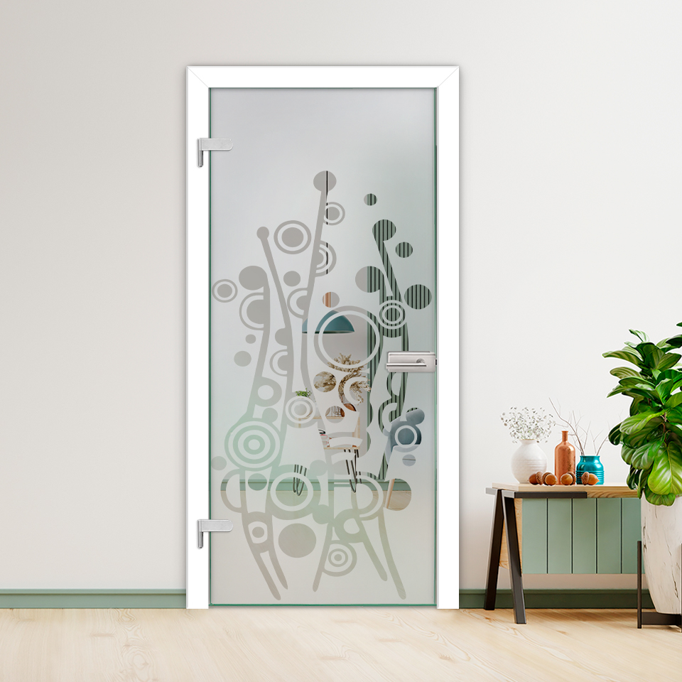 Hinged Glass Door HGD-H+H-0003 (semi-private)