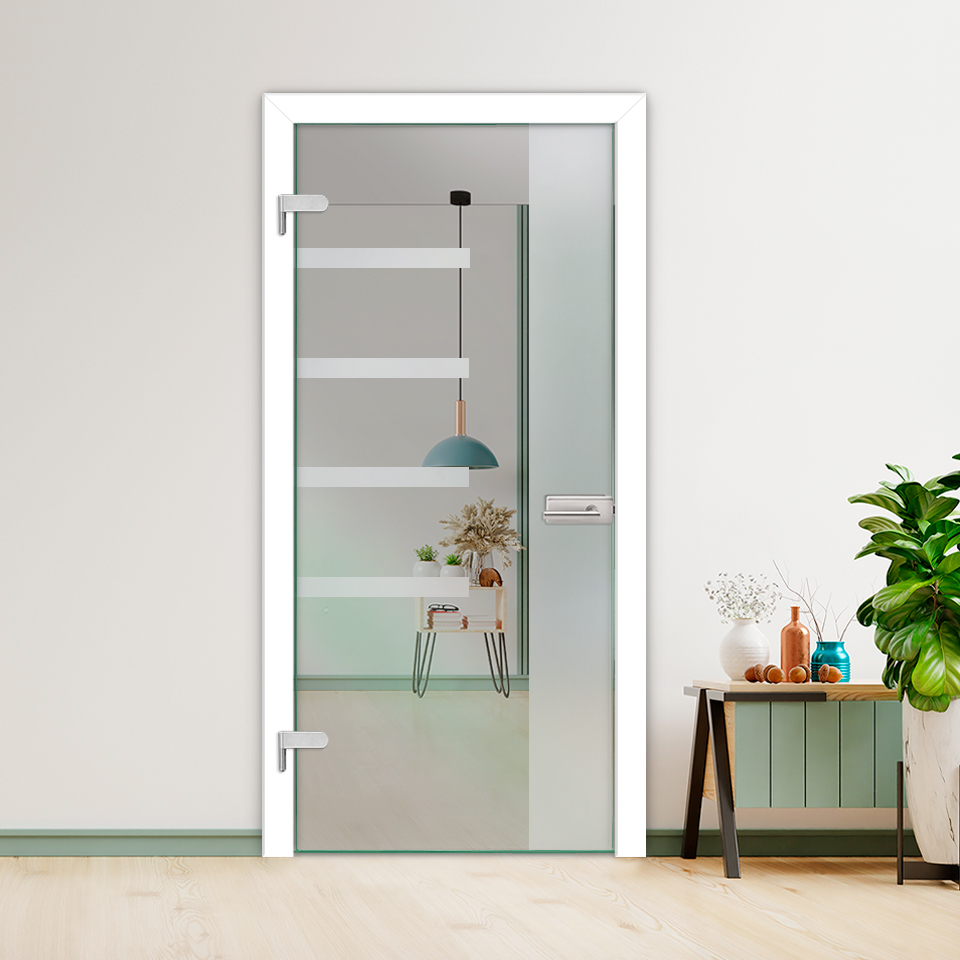 Hinged Glass Door (Model HGD-H+H-0021 Non-Private)