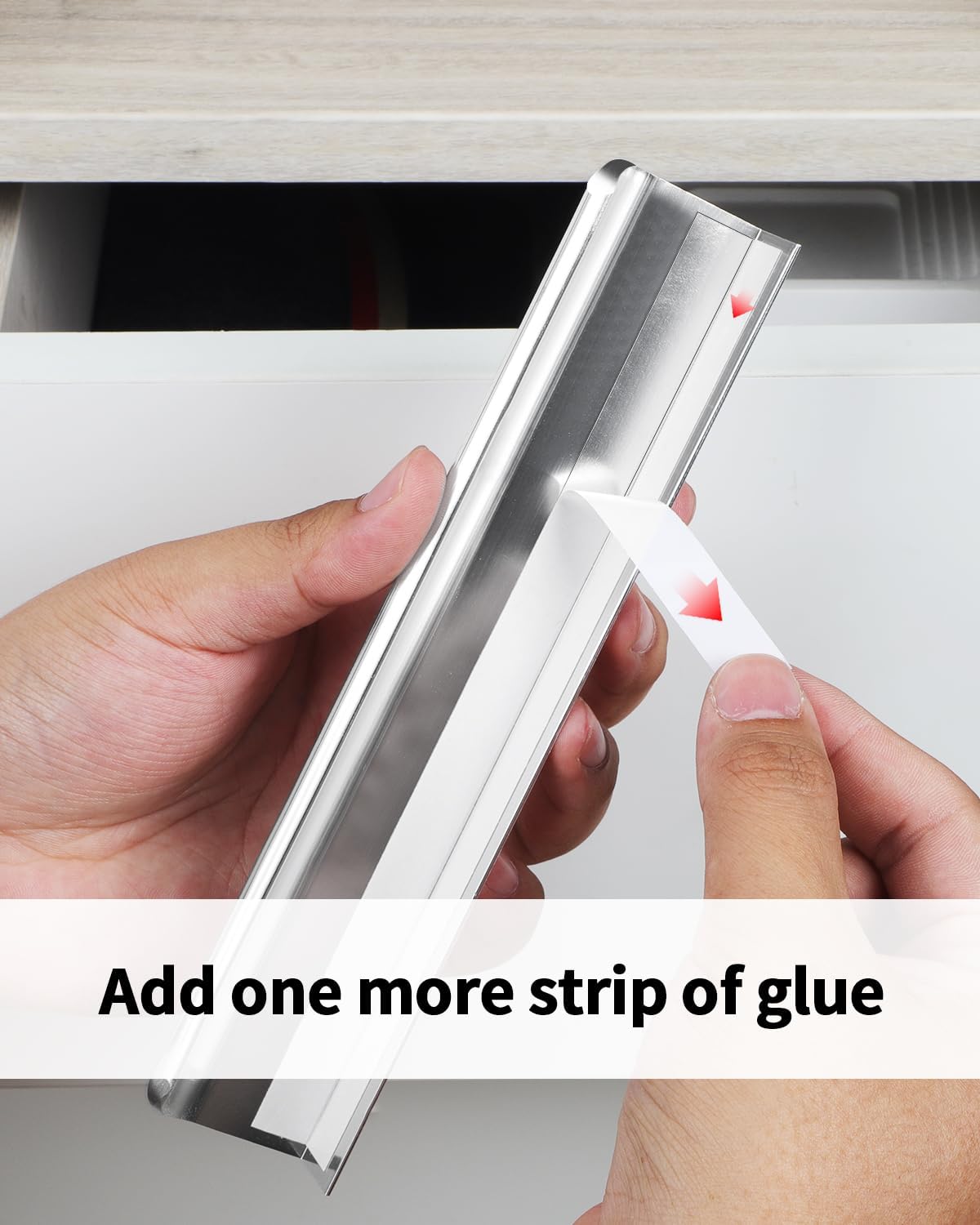 Minimalist Adhesive Door Handle For Modern Doors