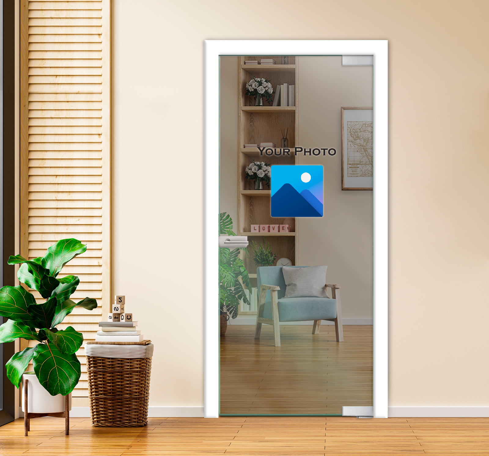 Pivot Glass Doors (Non-private) Lock