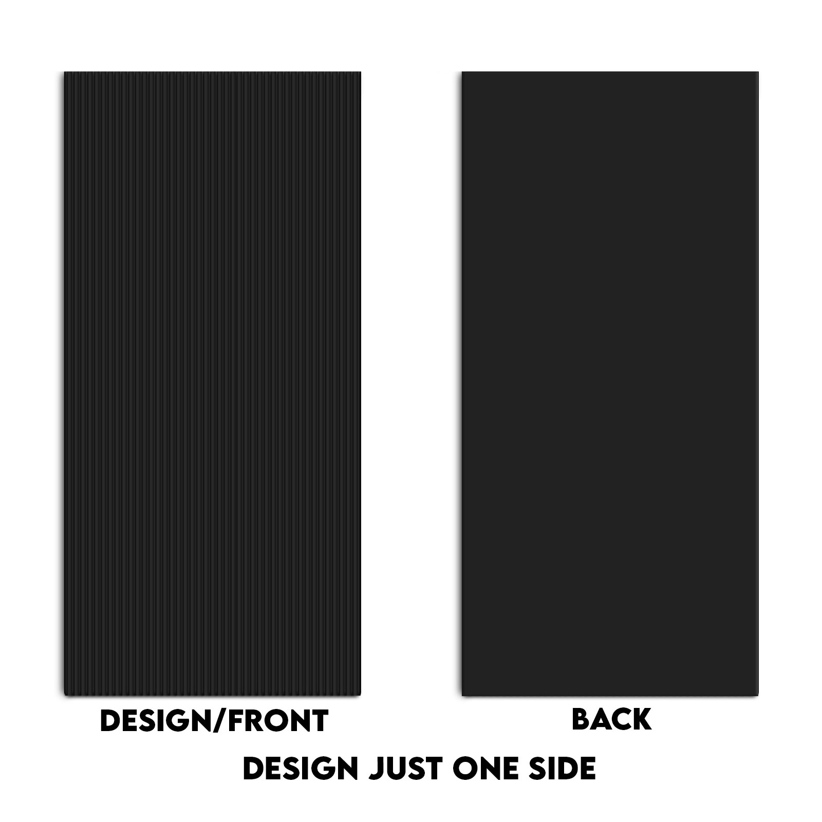 1 x Design (Front Side)