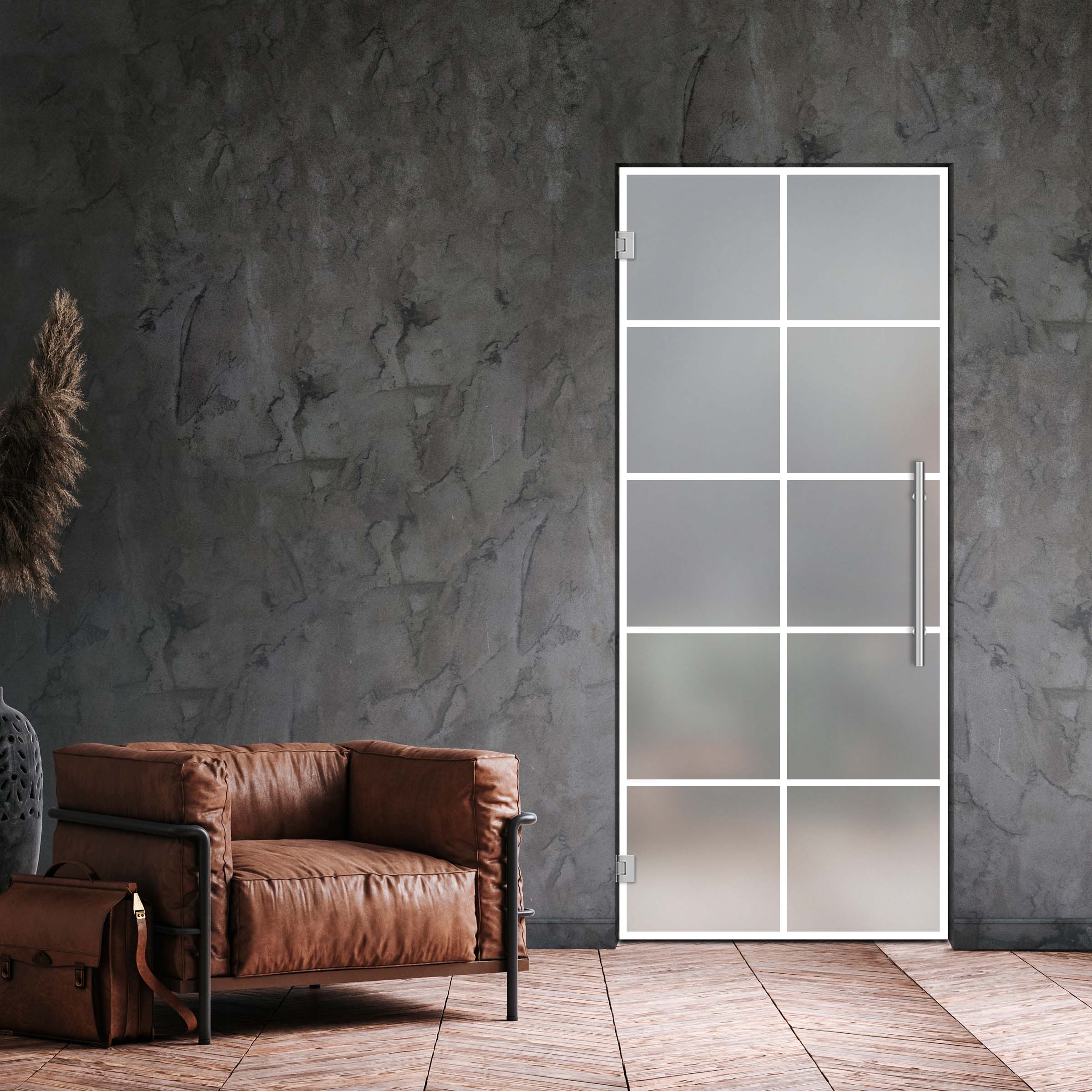 Swing Glass Door Industrial  & Loft Style SD-6289