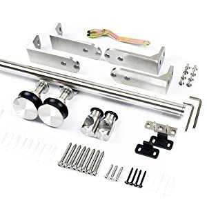 Stainless Steel Sliding Wood Barn Door Hardware Kit SH-SS-2509