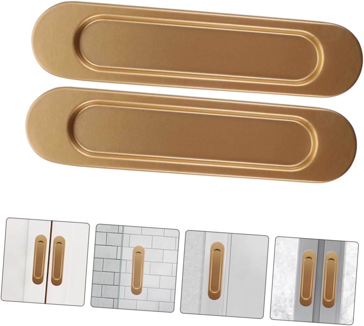 Stylish Adhesive Handles For Sliding Barn Doors, Glass, Pocket or Closet Doors