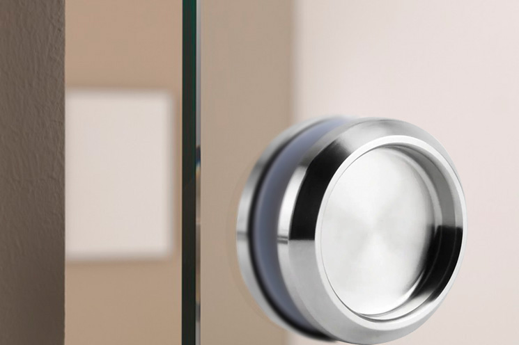 Stainless Steel Recessed Grip Handle for Glass Doors