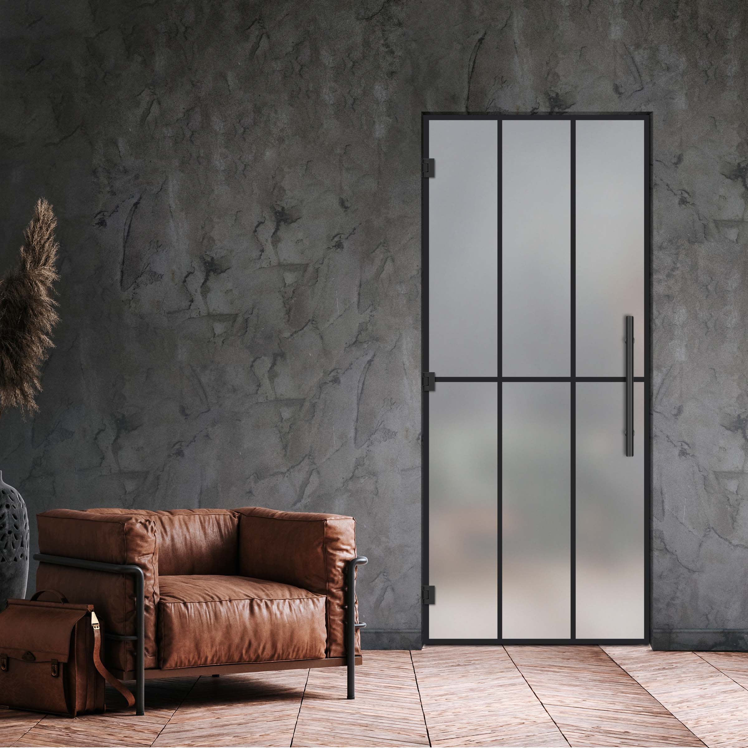 Swing Glass Door Industrial & Loft Style SD-4190