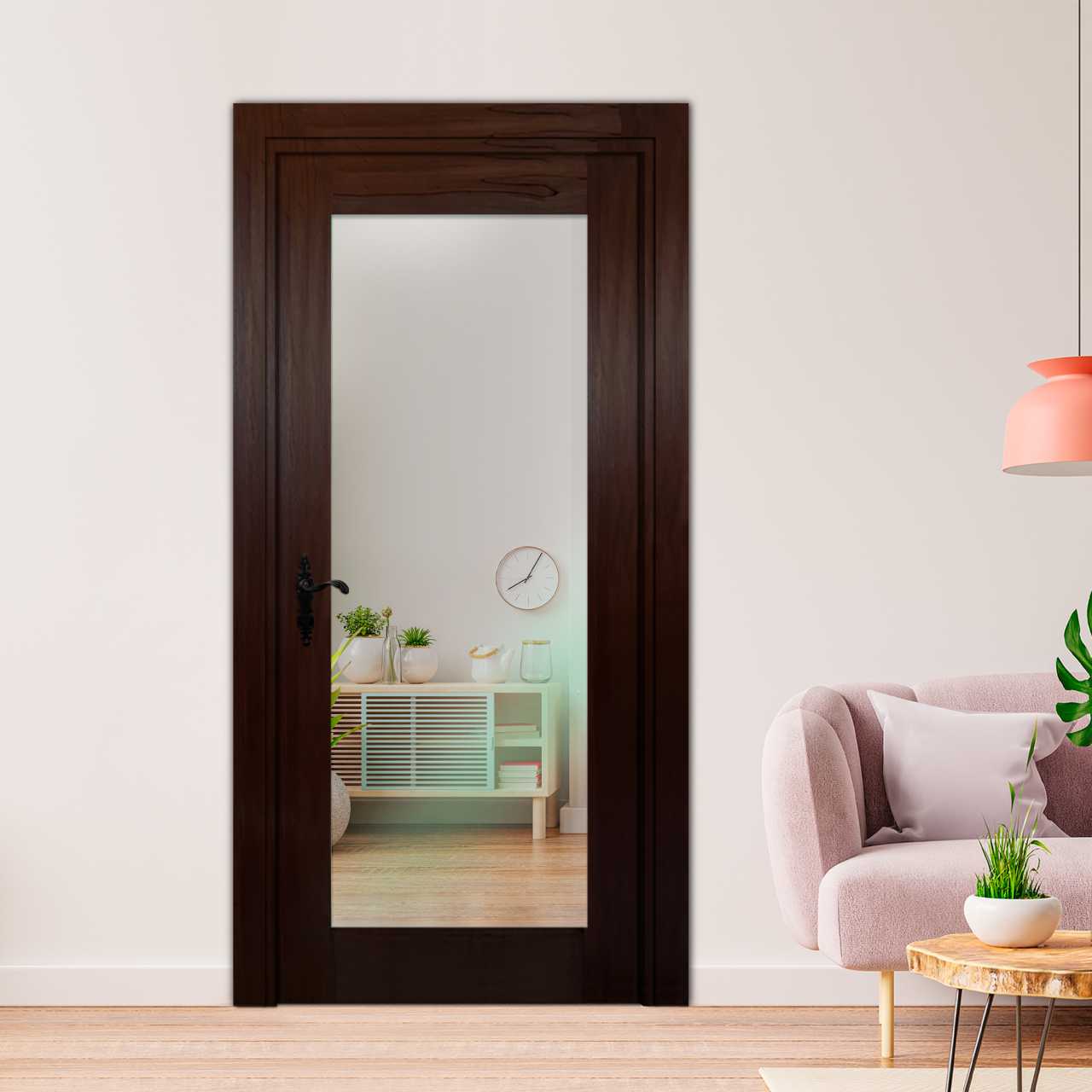 Clear 1 Lite Interior Door with Glass Insert 1LID-3769