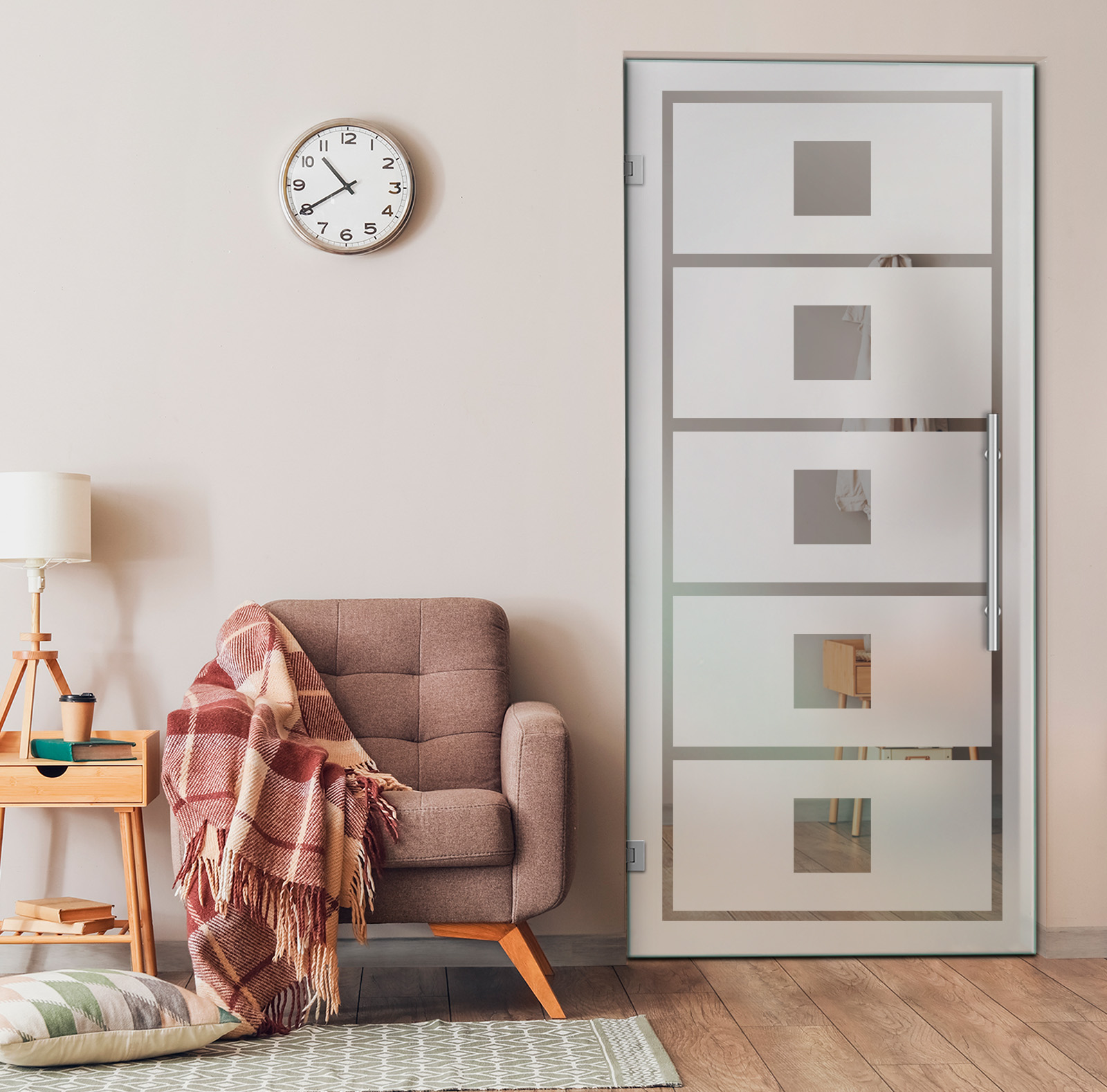 Swing Glass Door (Model SD-0012 Semi-Private)