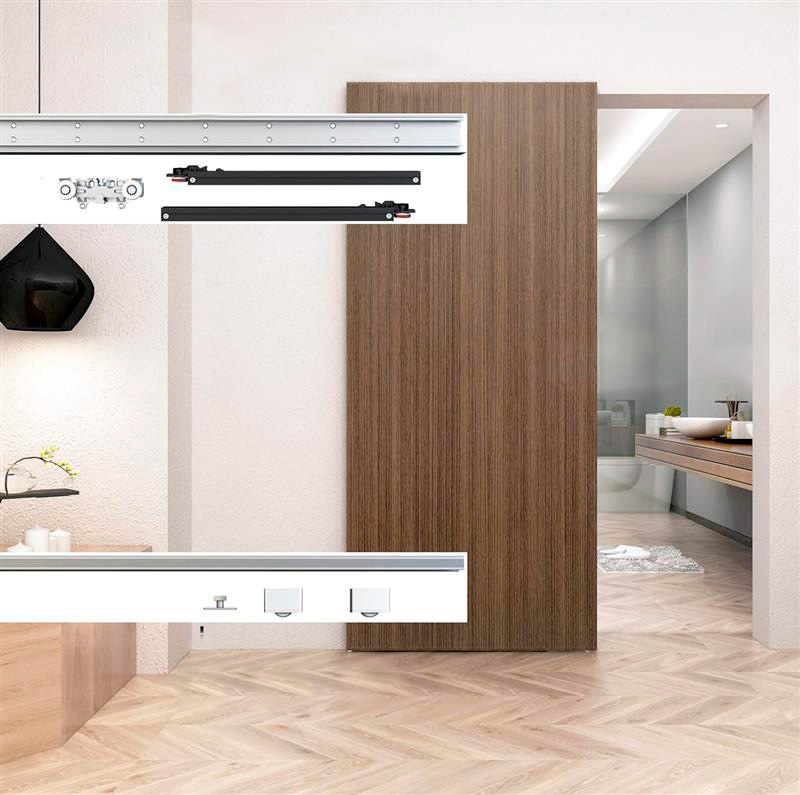 Hidden hardware Kit for Wooden Door (Without Button Rail)