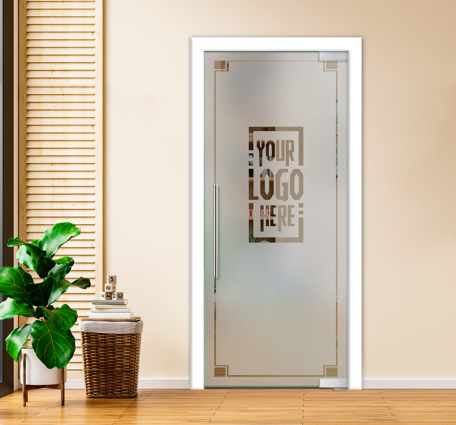 Pivot Glass Doors (Semi-private) T-Handle