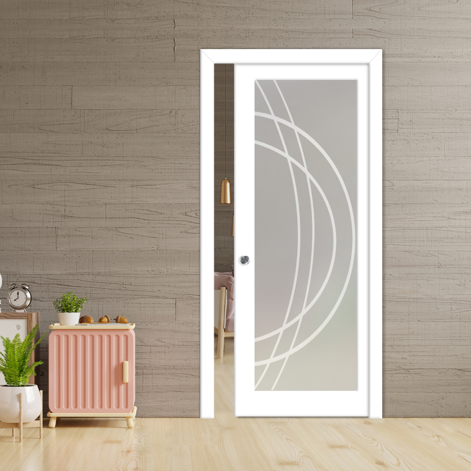Glass Barn Door (Full-Private)_Recessed Grip Handle
