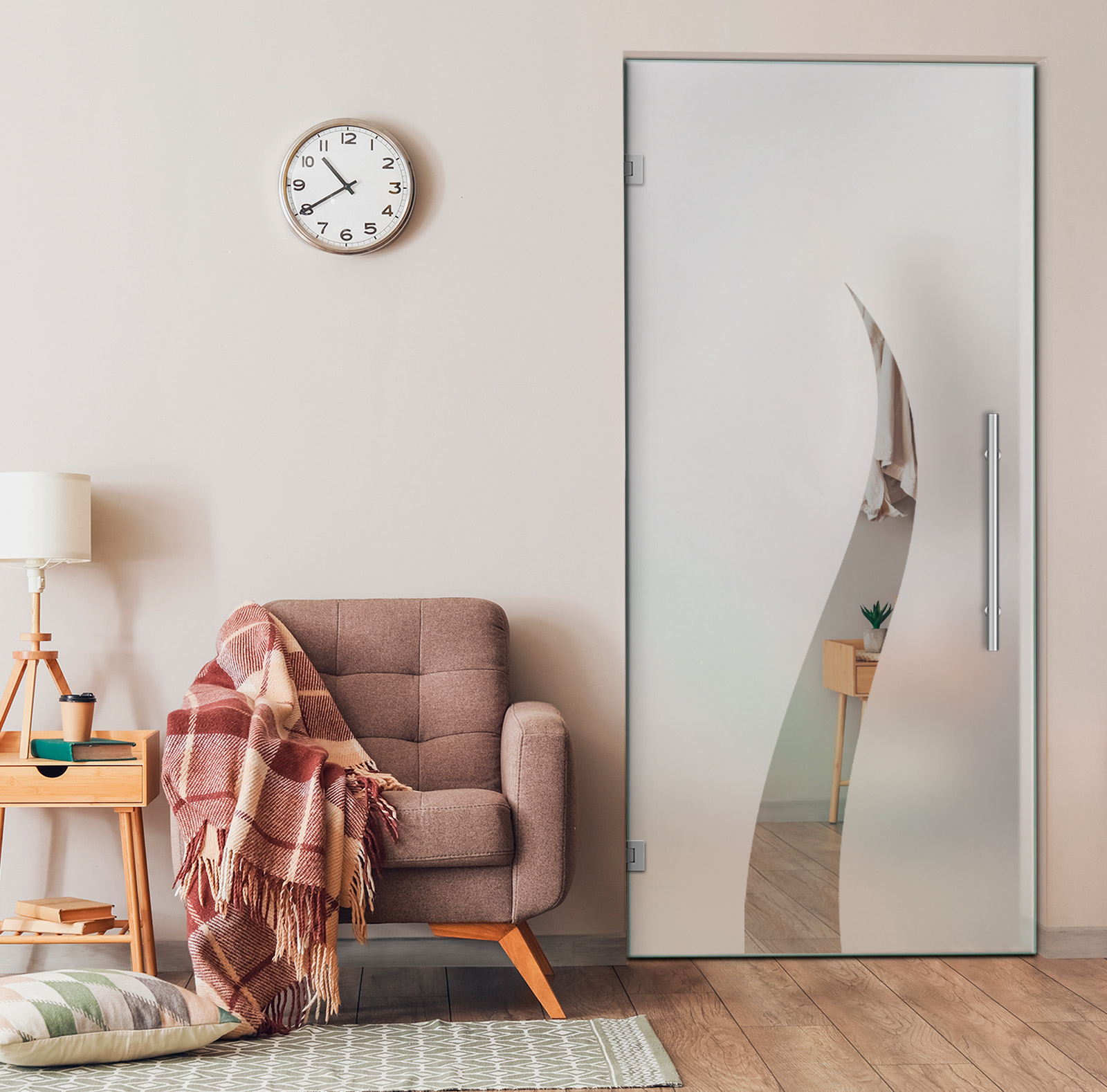 Swing Glass Door (Model SD-0156 Semi-Private)