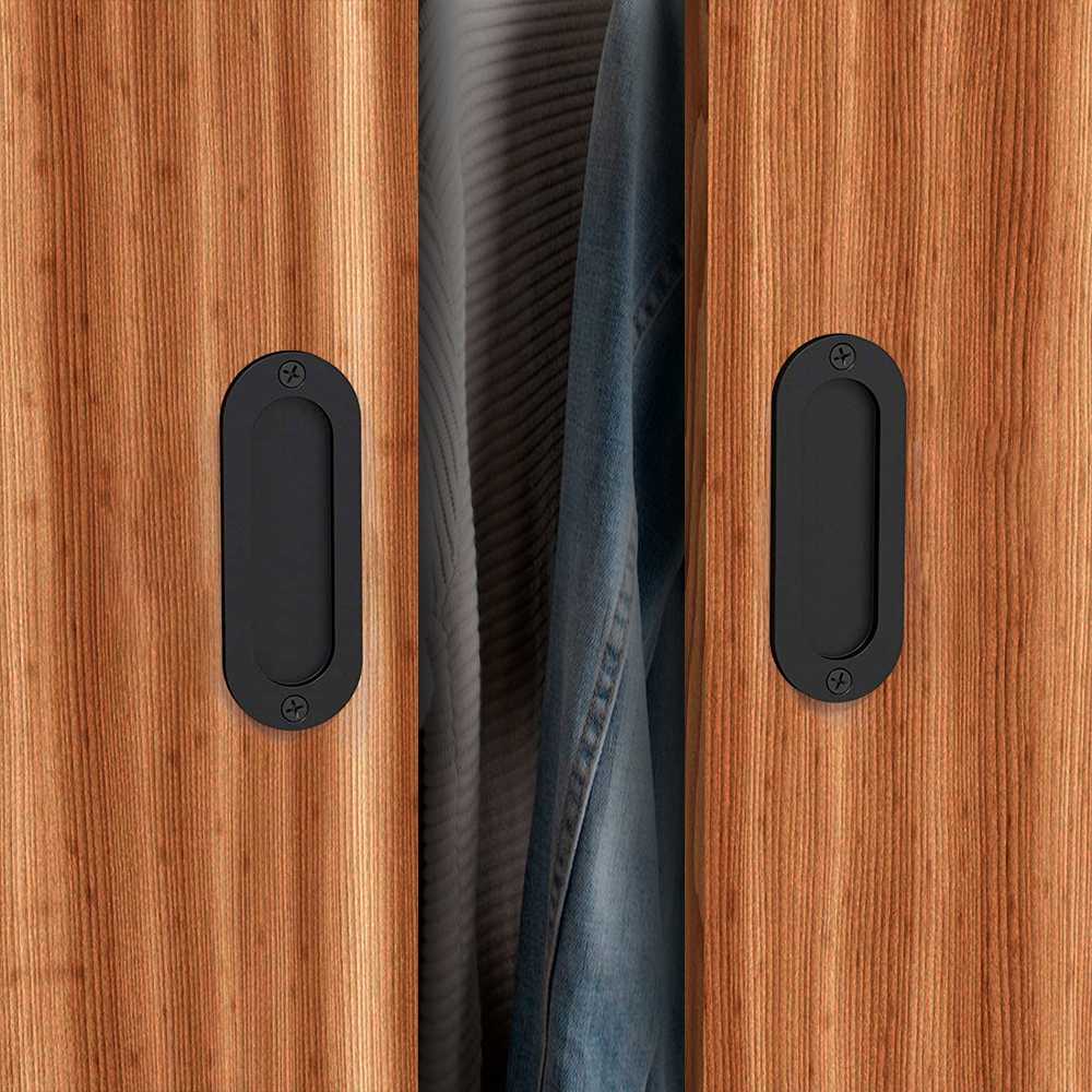 Oval sliding handle