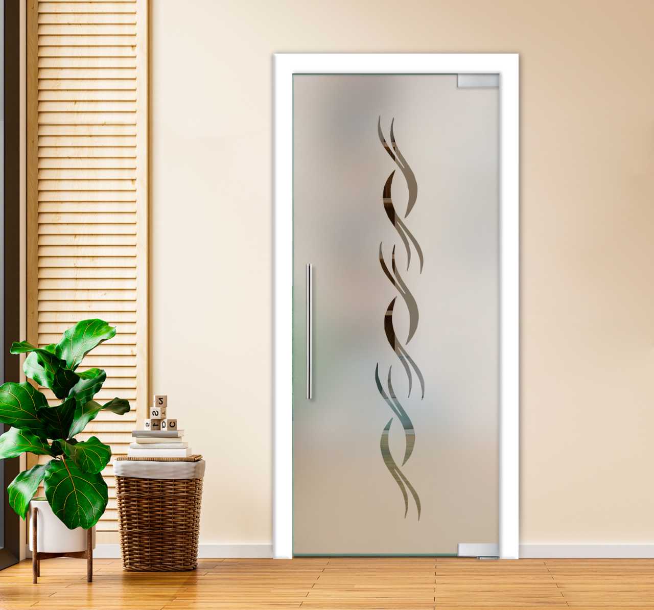 Pivot Glass Door with Self Closing Pivot Hinges PGD -5923