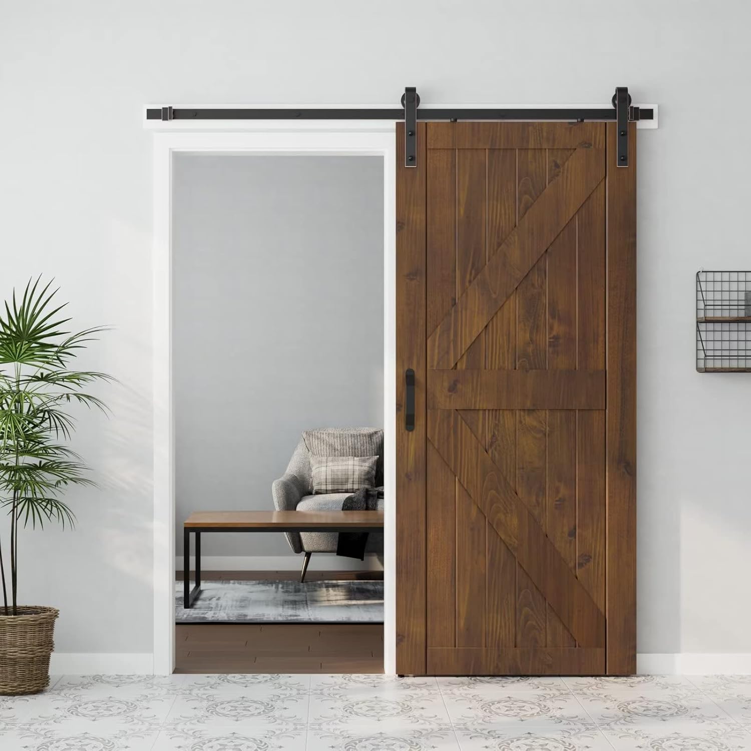 Sliding Wood Barn Door Hardware Kit