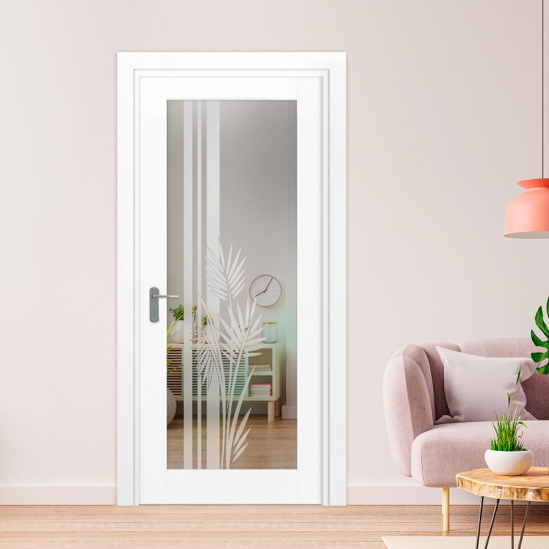 1 Lite Interior Door with Glass Insert (Model 1LID-0007 Non-Private)