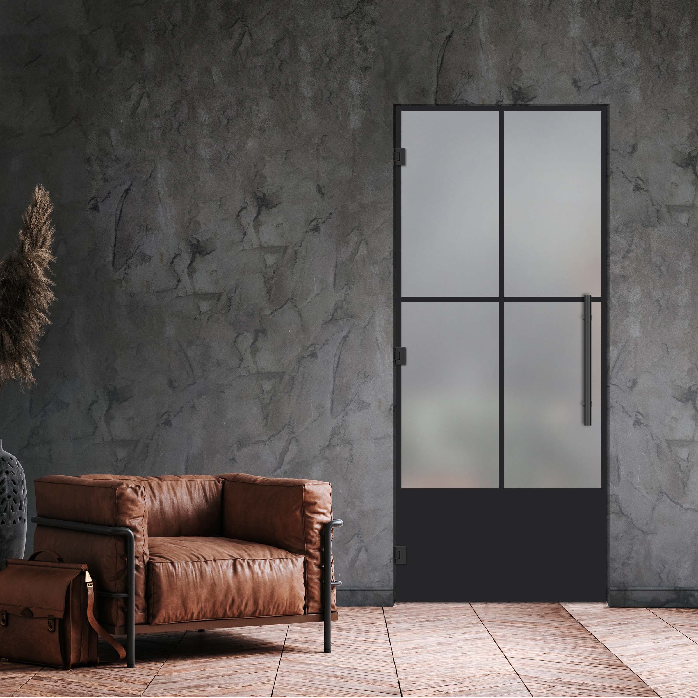 Swing Glass Door Industrial & Loft Style SD-4195