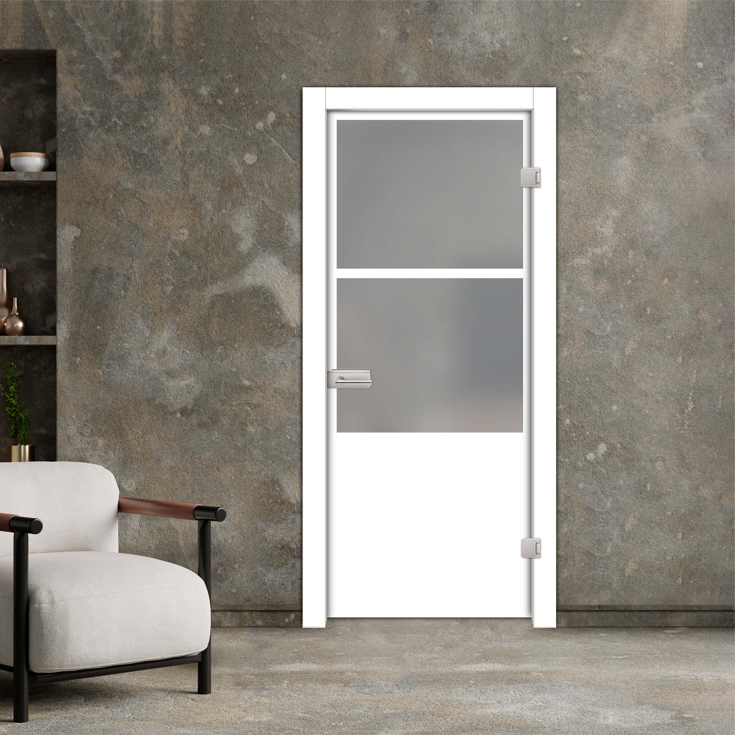 Frameless Industrial Style Hinged Glass Door IHGD-5430
